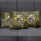 West Coast Eagles Pillow Cover Indigenous Monochrome Dot Art Mascot Style