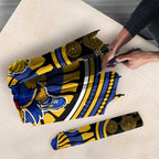 West Coast Eagles Umbrella Indigenous Monochrome Dot Art Mascot Style