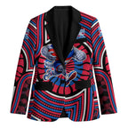 Western Bulldogs Blazer Indigenous Monochrome Dot Art Mascot Style