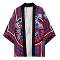 Western Bulldogs Kimono Indigenous Monochrome Dot Art Mascot Style