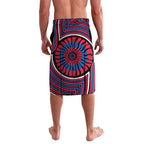 Western Bulldogs Lavalava Indigenous Monochrome Dot Art Mascot Style