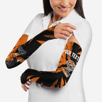 Personalized Wests Tigers Arm Sleeves Dynamic Lightning Mascot Rugby Australia