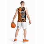 Personalized Wests Tigers Basketball Jersey Dynamic Lightning Mascot Rugby Australia