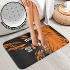 Personalized Wests Tigers Bathroom Set Dynamic Lightning Mascot Rugby Australia