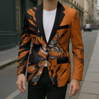 Personalized Wests Tigers Blazer Dynamic Lightning Mascot Rugby Australia