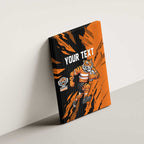 Personalized Wests Tigers Canvas Wall Art Dynamic Lightning Mascot Rugby Australia