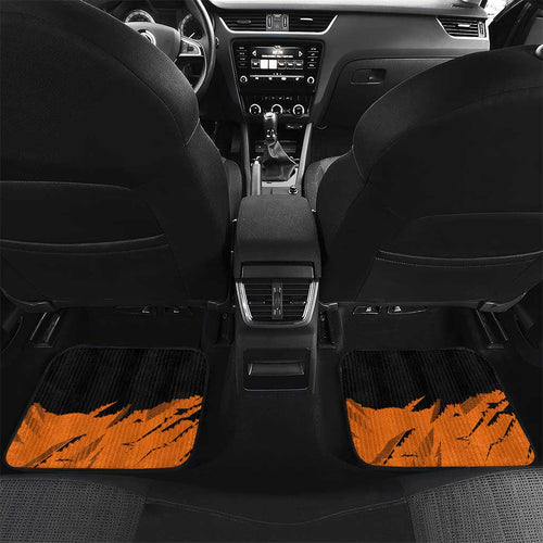 Personalized Wests Tigers Car Mats Dynamic Lightning Mascot Rugby Australia