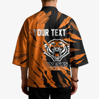 Personalized Wests Tigers Kimono Dynamic Lightning Mascot Rugby Australia