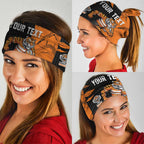 Personalized Wests Tigers Neck Gaiter Dynamic Lightning Mascot Rugby Australia