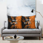 Personalized Wests Tigers Pillow Cover Dynamic Lightning Mascot Rugby Australia