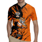 Personalized Wests Tigers Rugby Jersey Dynamic Lightning Mascot Rugby Australia