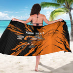 Personalized Wests Tigers Sarong Dynamic Lightning Mascot Rugby Australia