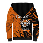 Personalized Wests Tigers Sherpa Hoodie Dynamic Lightning Mascot Rugby Australia