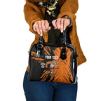 Personalized Wests Tigers Shoulder Handbag Dynamic Lightning Mascot Rugby Australia
