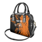 Personalized Wests Tigers Shoulder Handbag Dynamic Lightning Mascot Rugby Australia
