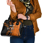 Personalized Wests Tigers Shoulder Handbag Dynamic Lightning Mascot Rugby Australia