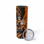 Personalized Wests Tigers Skinny Tumbler Dynamic Lightning Mascot Rugby Australia