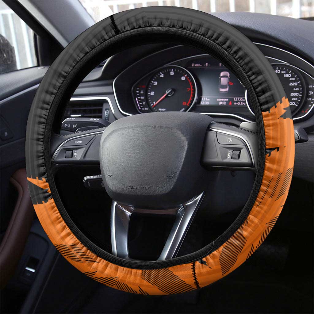 Wests Tigers Steering Wheel Cover Dynamic Lightning Mascot Rugby Australia