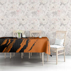 Personalized Wests Tigers Tablecloth Dynamic Lightning Mascot Rugby Australia
