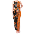 Personalized Wests Tigers Tank Maxi Dress Dynamic Lightning Mascot Rugby Australia