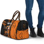 Personalized Wests Tigers Travel Bag Dynamic Lightning Mascot Rugby Australia