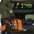 Personalized Wests Tigers Travel Bag Dynamic Lightning Mascot Rugby Australia
