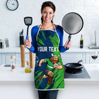 Personalized Canberra Raiders Apron Dynamic Lightning Mascot Rugby Australia