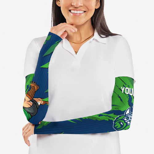 Personalized Canberra Raiders Arm Sleeves Dynamic Lightning Mascot Rugby Australia