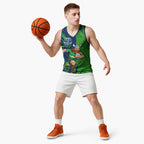 Personalized Canberra Raiders Basketball Jersey Dynamic Lightning Mascot Rugby Australia
