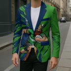 Personalized Canberra Raiders Blazer Dynamic Lightning Mascot Rugby Australia