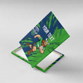 Personalized Canberra Raiders Canvas Wall Art Dynamic Lightning Mascot Rugby Australia