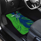 Personalized Canberra Raiders Car Mats Dynamic Lightning Mascot Rugby Australia