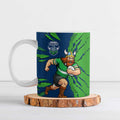 Personalized Canberra Raiders Ceramic Mug Dynamic Lightning Mascot Rugby Australia