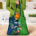 Personalized Canberra Raiders Grocery Bag Dynamic Lightning Mascot Rugby Australia
