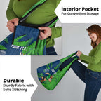 Personalized Canberra Raiders Grocery Bag Dynamic Lightning Mascot Rugby Australia