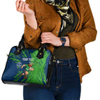 Personalized Canberra Raiders Shoulder Handbag Dynamic Lightning Mascot Rugby Australia