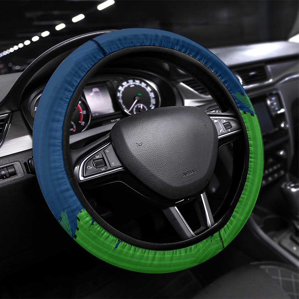 Canberra Raiders Steering Wheel Cover Dynamic Lightning Mascot Rugby Australia