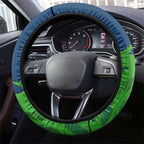 Canberra Raiders Steering Wheel Cover Dynamic Lightning Mascot Rugby Australia