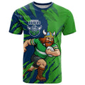 Personalized Canberra Raiders T Shirt Dynamic Lightning Mascot Rugby Australia