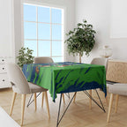 Personalized Canberra Raiders Tablecloth Dynamic Lightning Mascot Rugby Australia