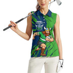 Personalized Canberra Raiders Women Sleeveless Polo Shirt Dynamic Lightning Mascot Rugby Australia