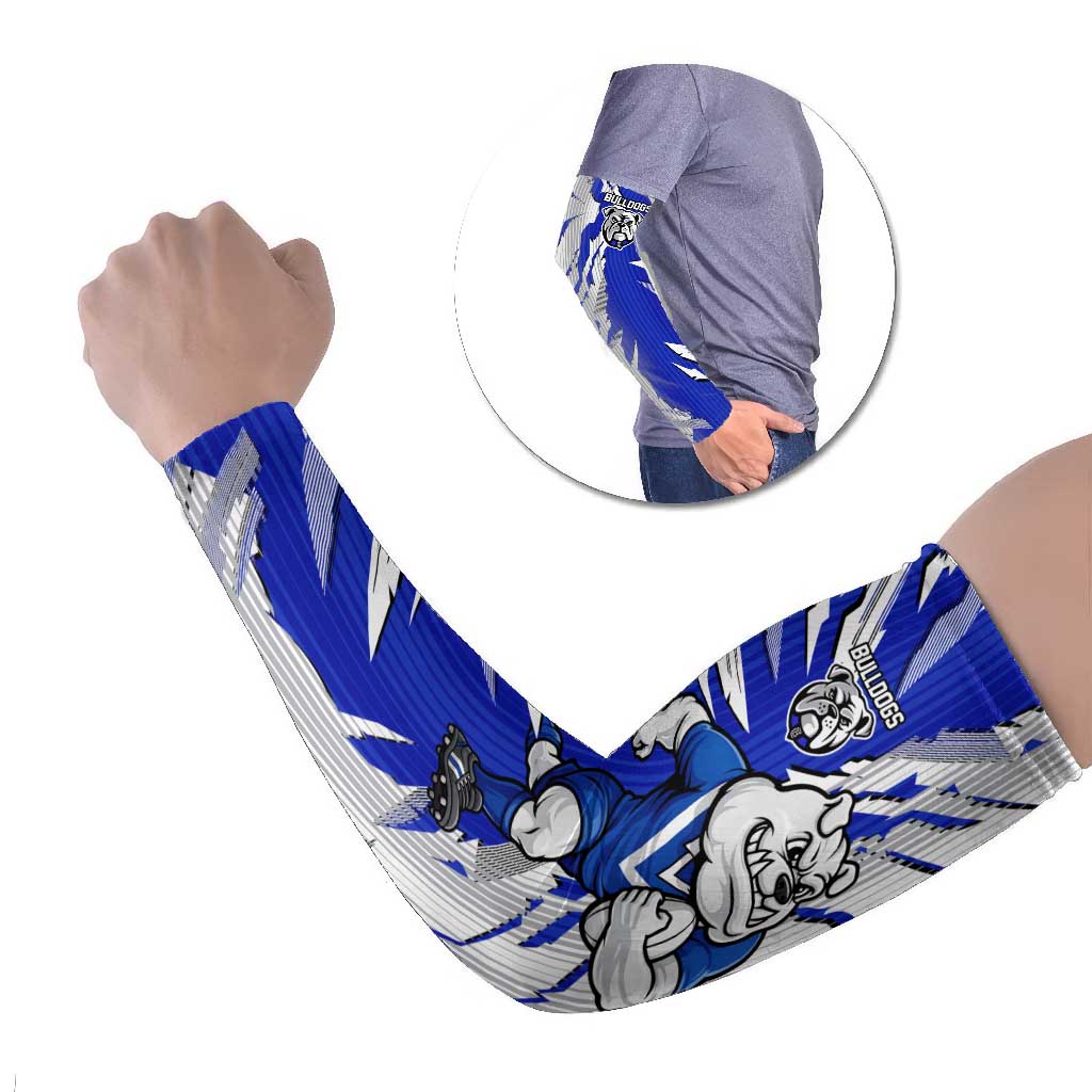 Personalized Canterbury Bulldogs Arm Sleeves Dynamic Lightning Mascot Rugby Australia