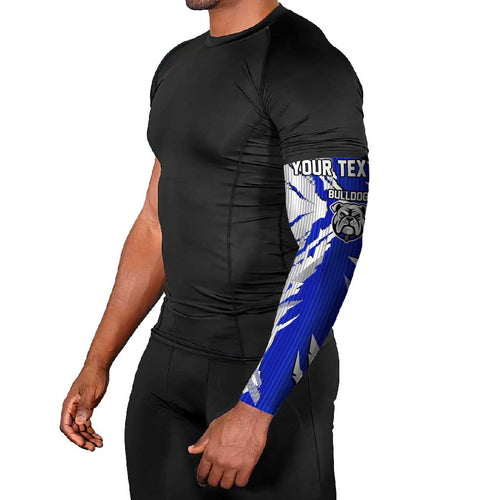 Personalized Canterbury Bulldogs Arm Sleeves Dynamic Lightning Mascot Rugby Australia