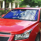 Personalized Canterbury Bulldogs Auto Sun Shade Dynamic Lightning Mascot Rugby Australia