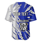 Personalized Canterbury Bulldogs Baseball Jersey Dynamic Lightning Mascot Rugby Australia