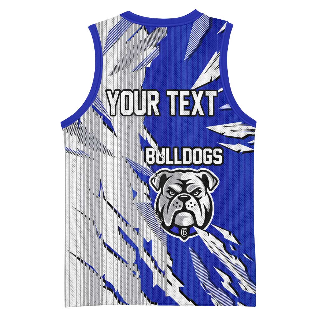Personalized Canterbury Bulldogs Basketball Jersey Dynamic Lightning Mascot Rugby Australia