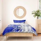 Personalized Canterbury Bulldogs Bedding Set Dynamic Lightning Mascot Rugby Australia