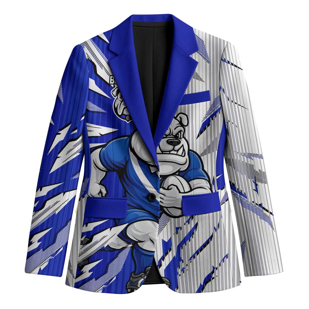Personalized Canterbury Bulldogs Blazer Dynamic Lightning Mascot Rugby Australia