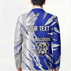 Personalized Canterbury Bulldogs Blazer Dynamic Lightning Mascot Rugby Australia