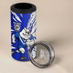 Personalized Canterbury Bulldogs 4 in 1 Can Cooler Tumbler Dynamic Lightning Mascot Rugby Australia